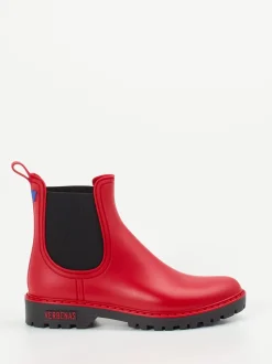 Verbenas – Chelsea Boots aus Synthetik in Signalrot