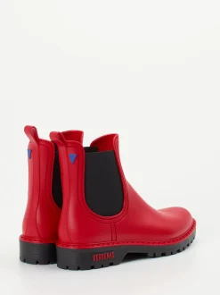 Verbenas – Chelsea Boots aus Synthetik in Signalrot