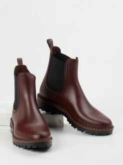 Verbenas – Chelsea Boots aus Synthetik in Bordeaux