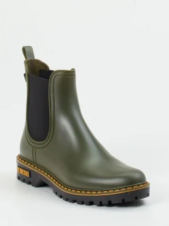 Verbenas – Chelsea Boots aus Synthetik in Olivgrün