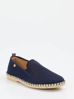 Verbenas – Espadrilles aus Textil in Dunkelblau