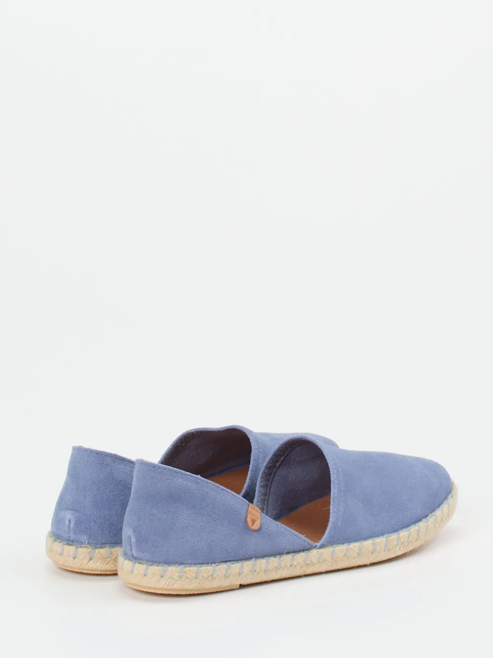 Verbenas – Espadrilles aus Veloursleder Lavendelblau