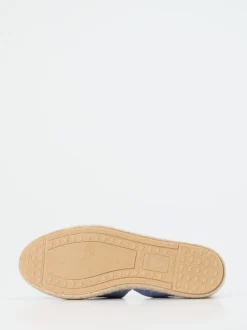 Verbenas – Espadrilles aus Veloursleder Lavendelblau