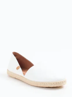 Verbenas – Espadrilles aus Kalbleder in Weiß