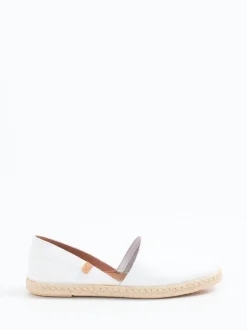 Verbenas – Espadrilles aus Kalbleder in Weiß