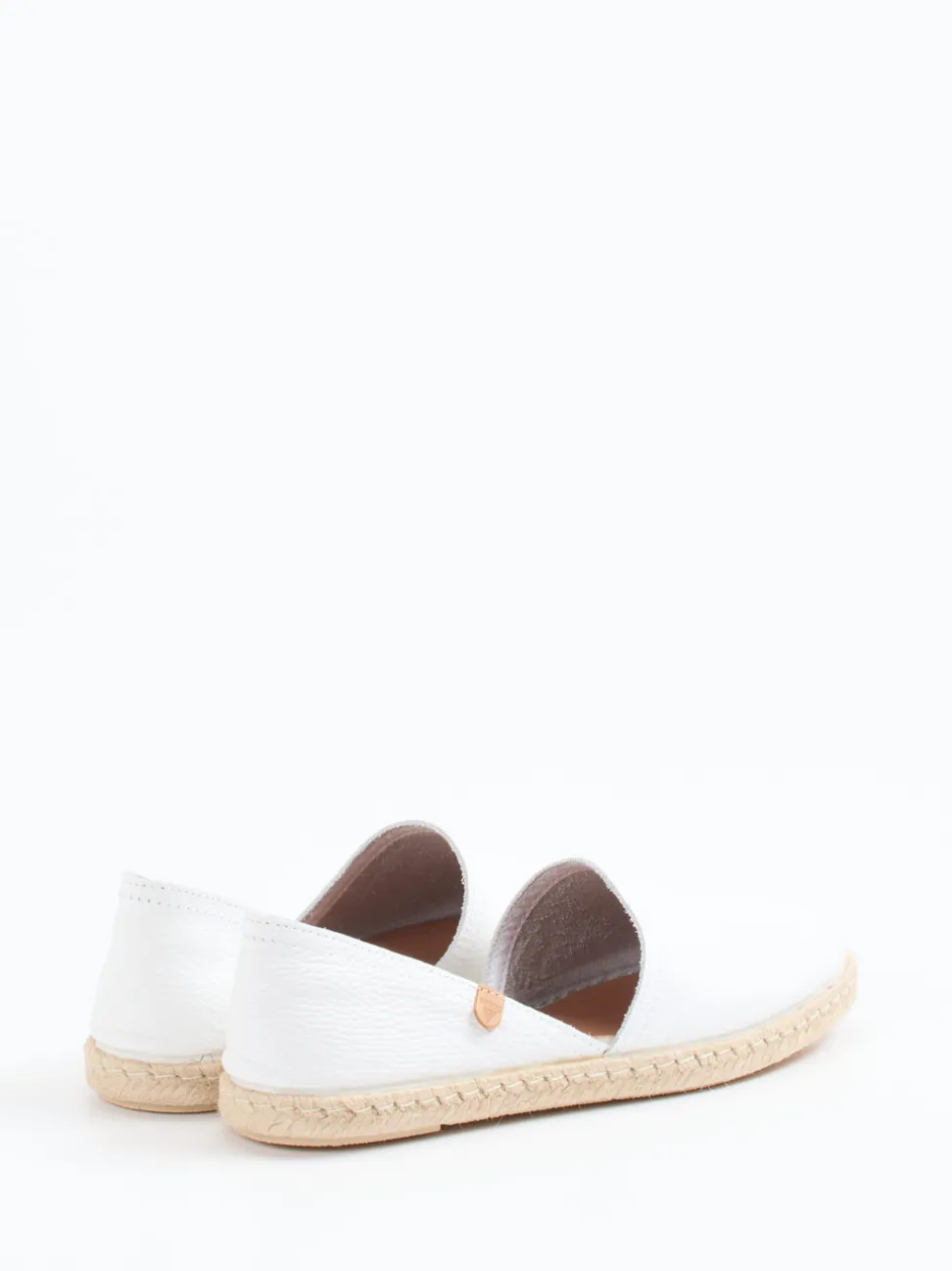 Verbenas – Espadrilles aus Kalbleder in Weiß