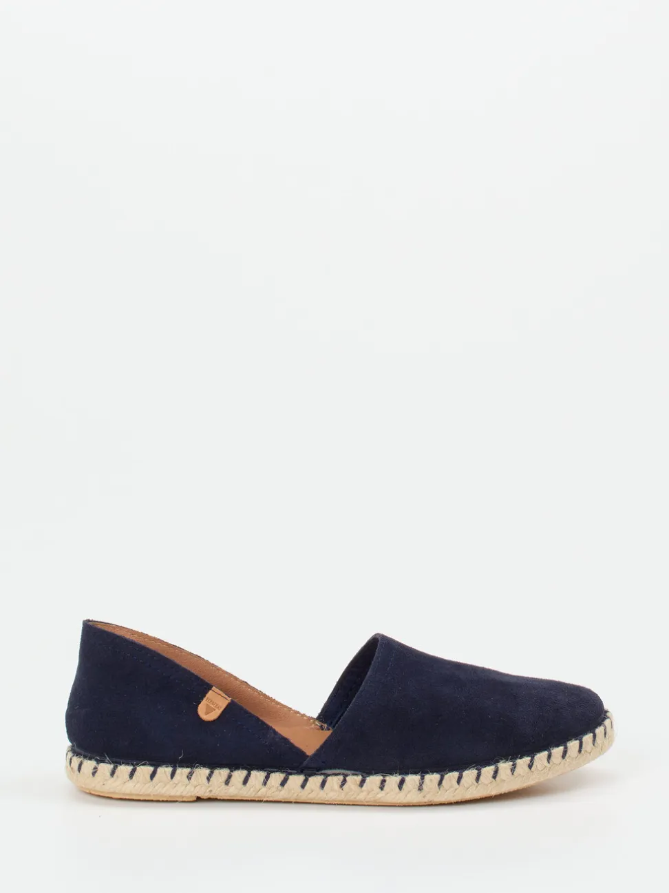 Verbenas – Espadrilles aus Veloursleder Dunkelblau