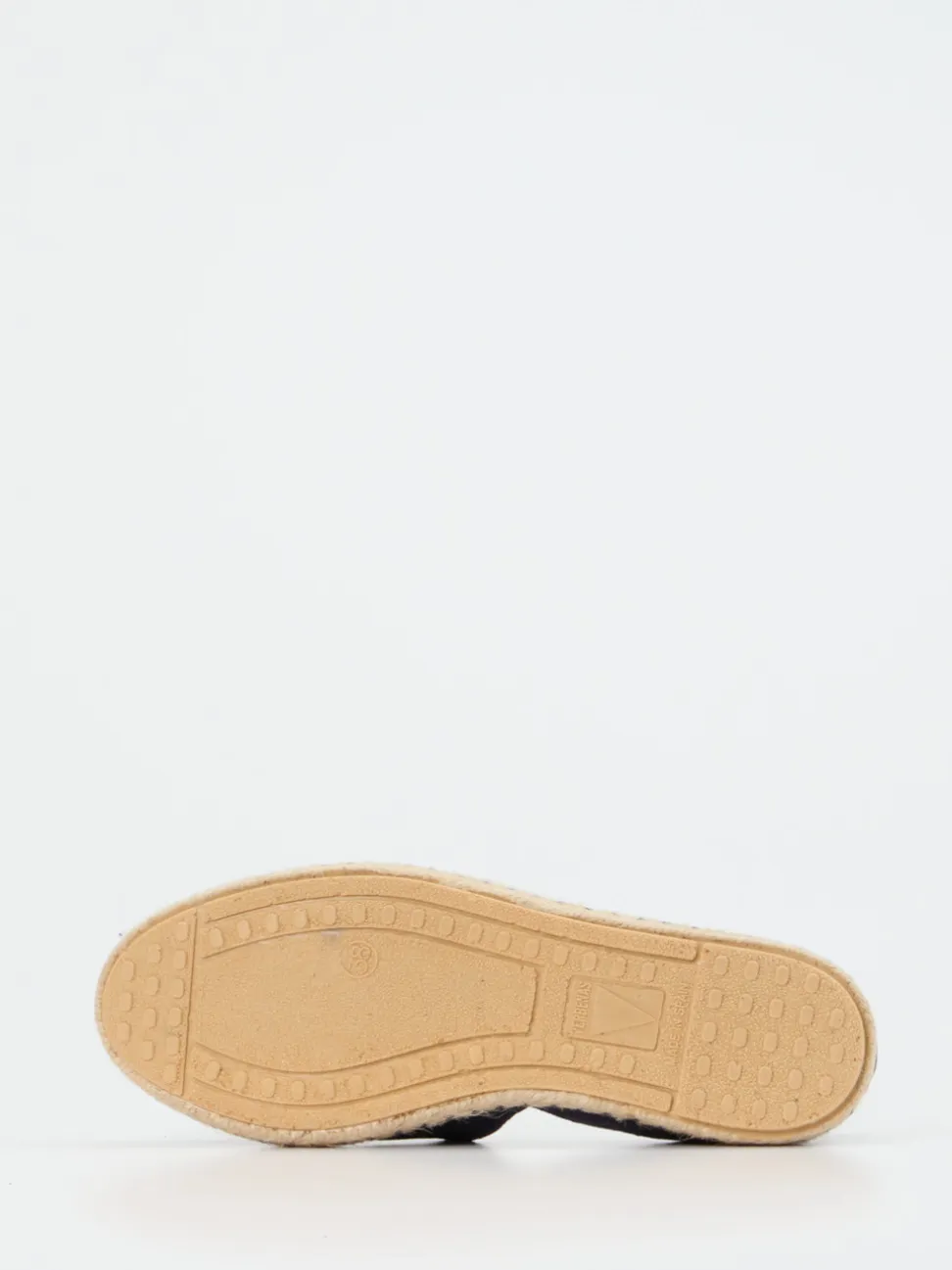 Verbenas – Espadrilles aus Veloursleder Dunkelblau