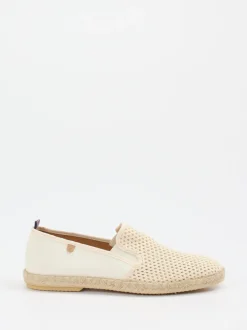 Verbenas – Espadrilles aus Canvas und Jute Beige