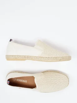 Verbenas – Espadrilles aus Canvas und Jute Beige