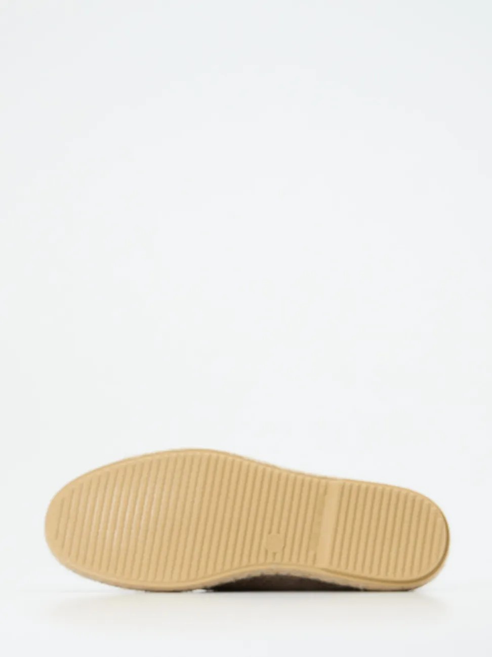 Verbenas – Espadrilles aus geprägtem Leder in Taupe