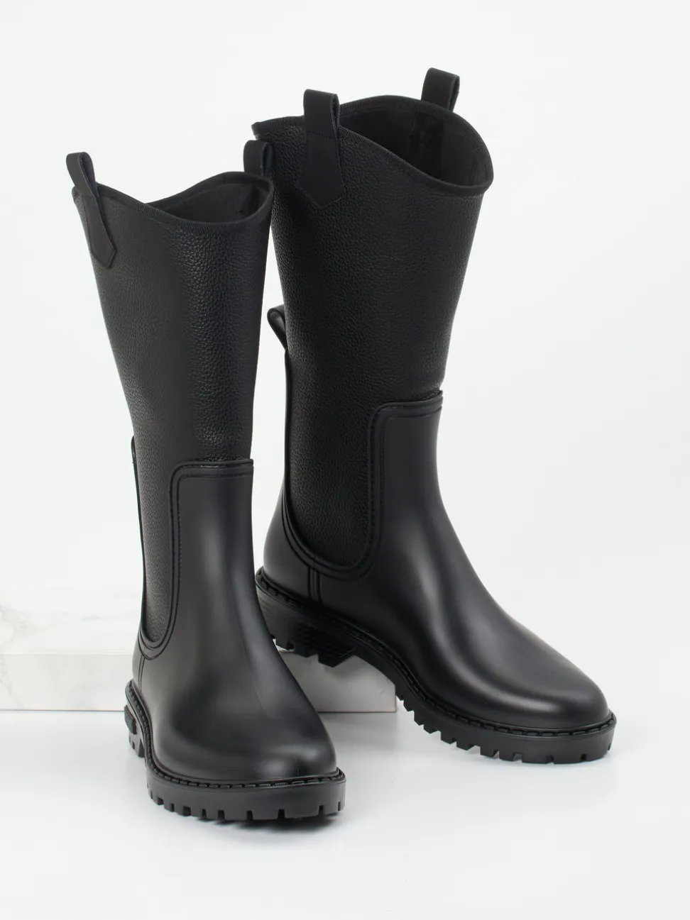 Verbenas – Gummistiefel aus Synthetik Schwarz