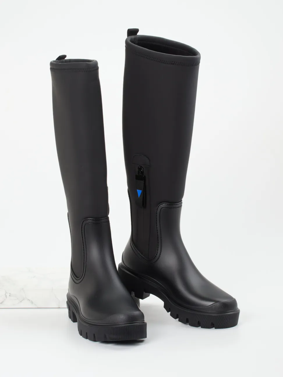 Verbenas – Gummistiefel aus Synthetik schwarz matt