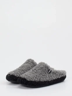 Verbenas – Pantoffeln aus Textil in Grau
