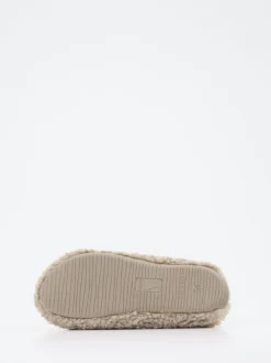 Verbenas – Pantoffeln aus Textil in Beige