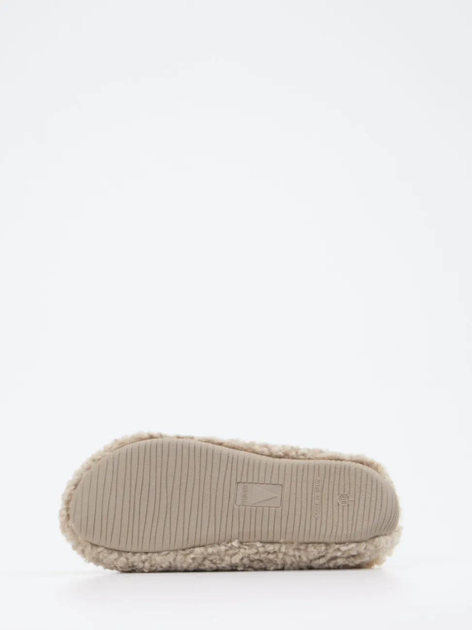 Verbenas – Pantoffeln aus Textil in Beige