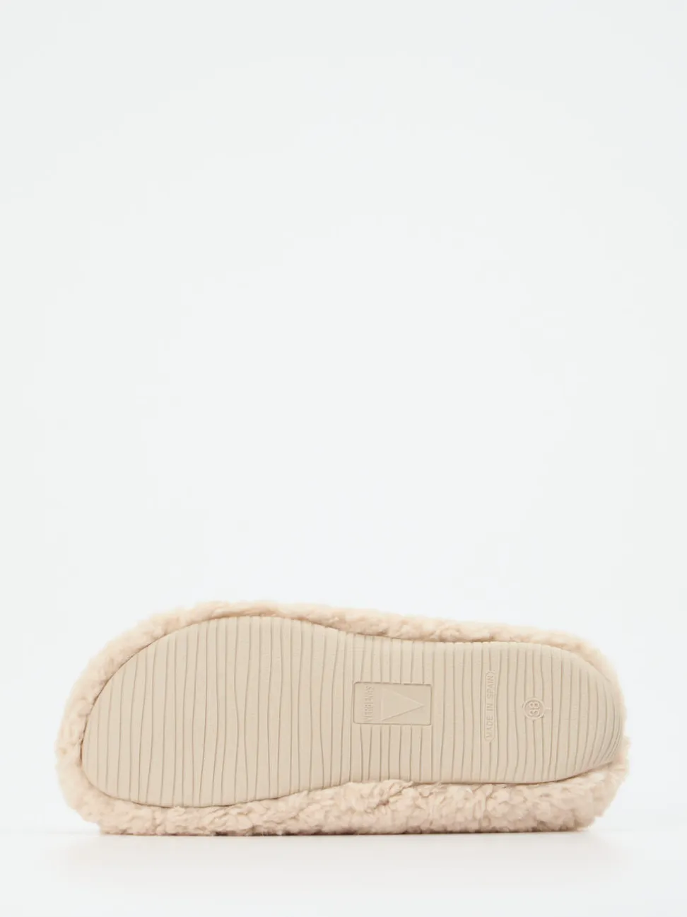 Verbenas – Pantoffeln aus Textil in Cremebeige
