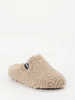 Verbenas – Pantoffeln aus Textil in Plüschoptik