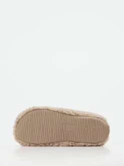 Verbenas – Pantoffeln aus Textil in Plüschoptik