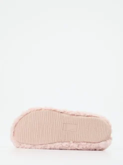 Verbenas – Pantoffeln aus Textil in Rosa