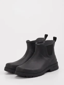Verbenas – Regen-Chelsea Boots aus Gummi Schwarz
