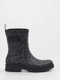 Verbenas – Regenstiefel aus Gummi mit Leoprint