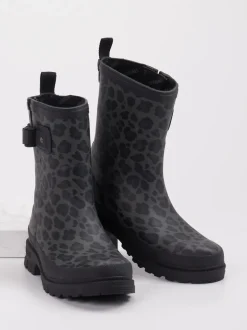 Verbenas – Regenstiefel aus Gummi mit Leoprint