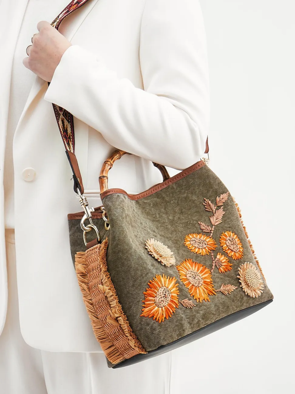 Viamailbag – Matchbeutel aus Textil mit Bambusgriff