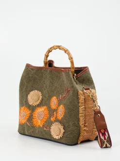 Viamailbag – Matchbeutel aus Textil mit Bambusgriff
