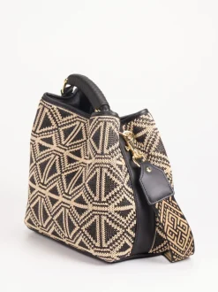Viamailbag – Schultertasche aus Textil mit Ethno-Details