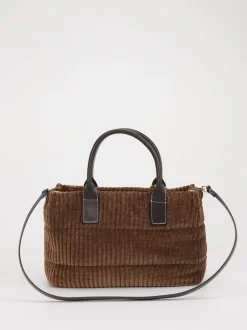 Viamailbag – Shopper Bag aus Textil in Braun