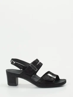 Vital – Komfort-Sandale aus Leder Schwarz