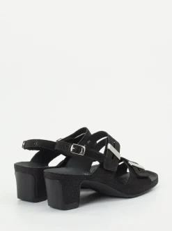 Vital – Komfort-Sandale aus Leder Schwarz