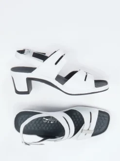 Vital – Slingback-Sandalen aus Kalbleder Weiß