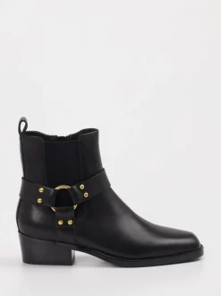 Vivian Ray – Stiefeletten aus Kalbleder Schwarz