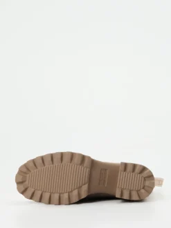 Voile Blanche – Chelsea Boots aus Veloursleder Taupe