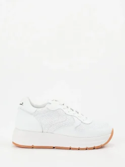 Voile Blanche – Chunky Sneaker aus Kalbleder Weiß