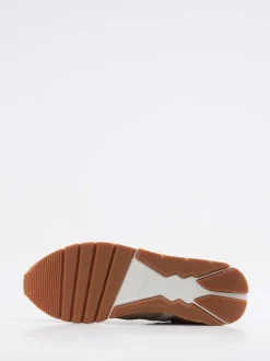 Voile Blanche – Retro-Sneaker aus Veloursleder beige