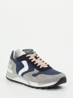 Voile Blanche – Retro-Sneaker aus Veloursleder dunkelblau