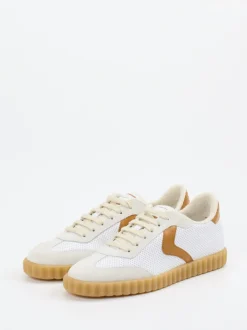 Voile Blanche – Retro-Sneaker aus Kalbleder weiß
