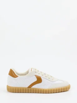 Voile Blanche – Retro-Sneaker aus Kalbleder weiß