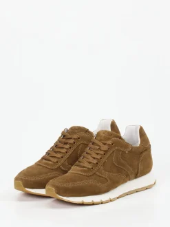 Voile Blanche – Retro-Sneaker aus Veloursleder Braun