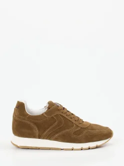 Voile Blanche – Retro-Sneaker aus Veloursleder Braun