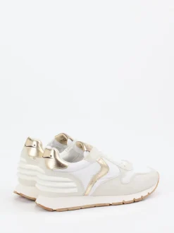 Voile Blanche – Retro-Sneaker aus Veloursleder und Textil