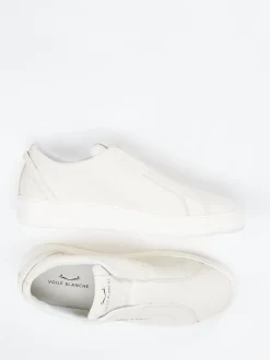 Voile Blanche – Slip-On Sneaker aus Kalbleder Offwhite