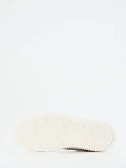 Voile Blanche – Sneaker aus Veloursleder und Mesh Offwhite