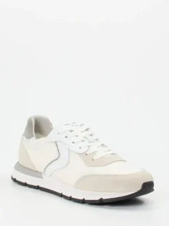 Voile Blanche – Sneaker aus Veloursleder und Textil Offwhite