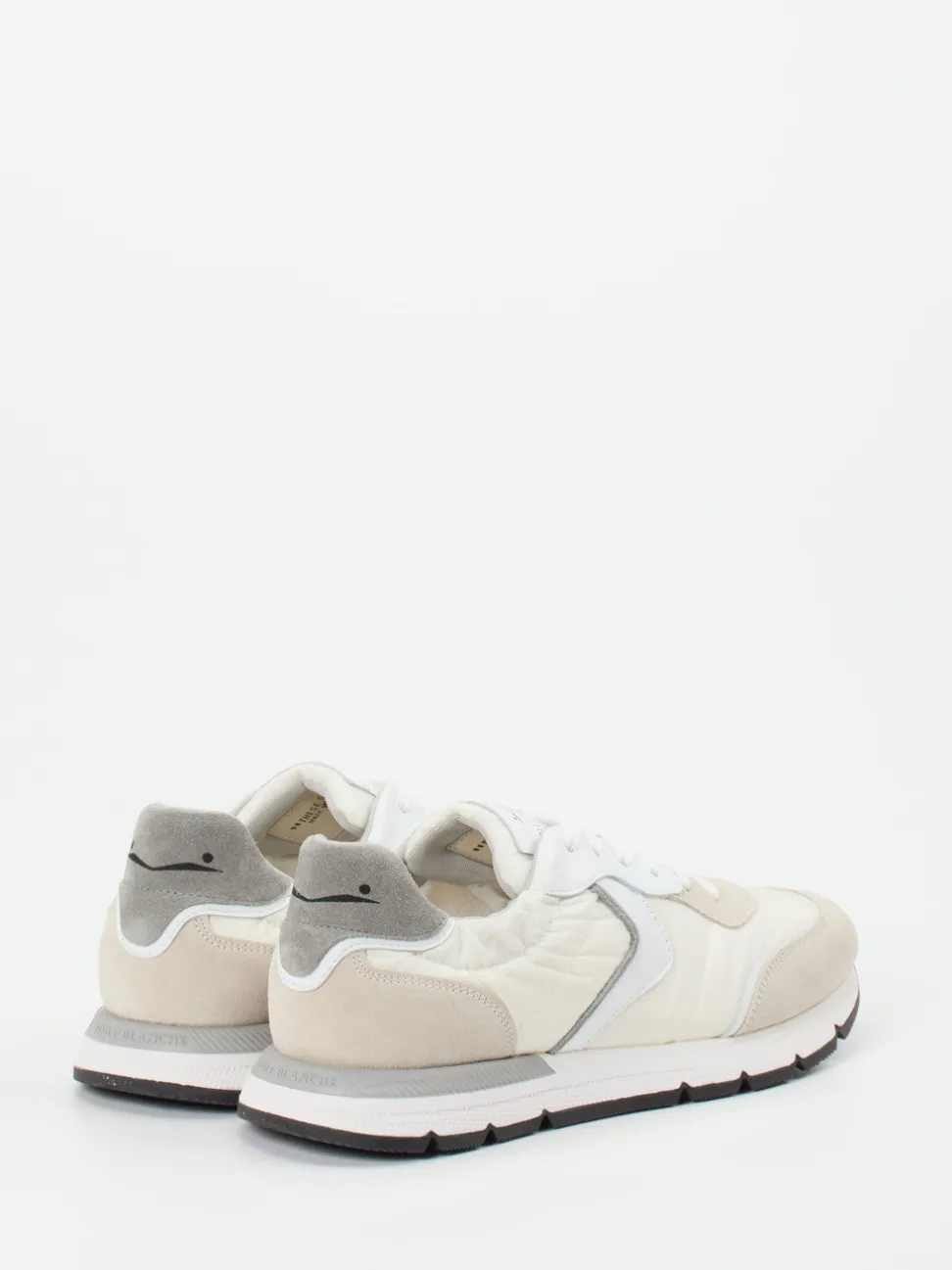 Voile Blanche – Sneaker aus Veloursleder und Textil Offwhite