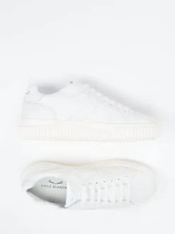 Voile Blanche – Sneaker aus Lammleder Offwhite