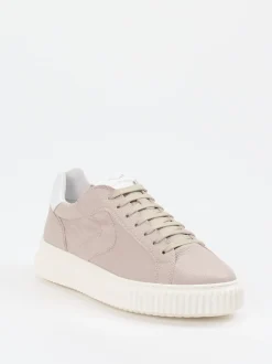 Voile Blanche – Sneaker aus Lammleder in Taupe